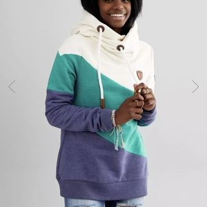 Wanakome Blue Green Fall Hoodie
